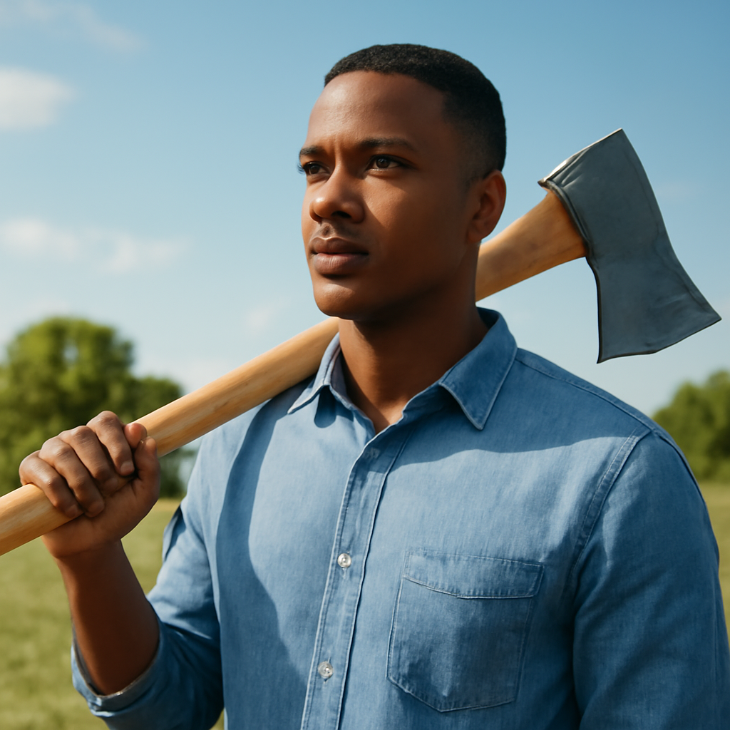 Rasentrimmer – Anwendung im Garten (AI)