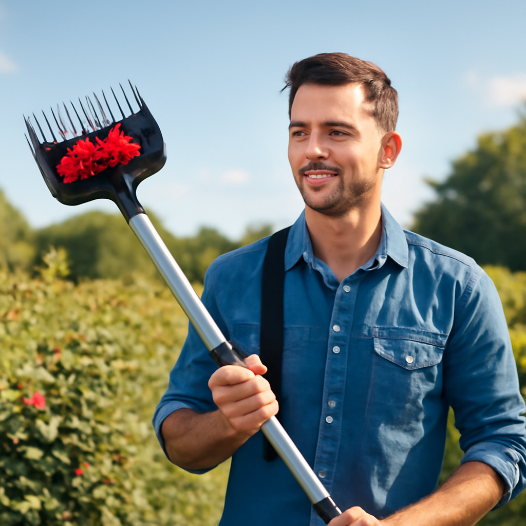 Rasentrimmer – Anwendung im Garten (KI)