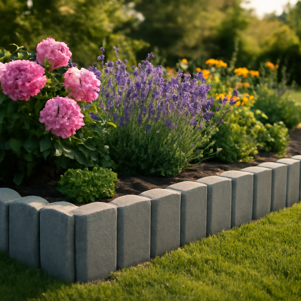 Rasentrimmer – Anwendung im Garten (KI)