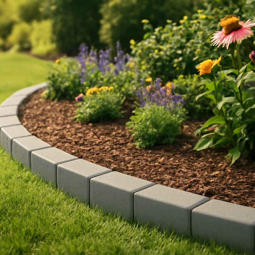 Rasentrimmer – Anwendung im Garten (KI)