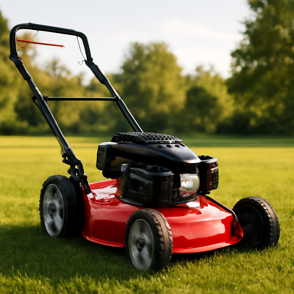 Rasentrimmer – Anwendung im Garten (AI)