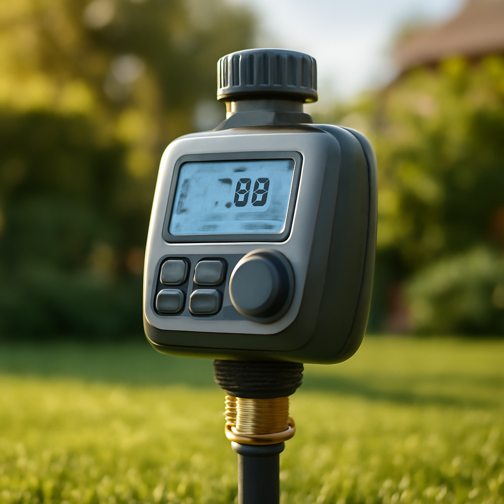 Rasentrimmer – Anwendung im Garten (KI)