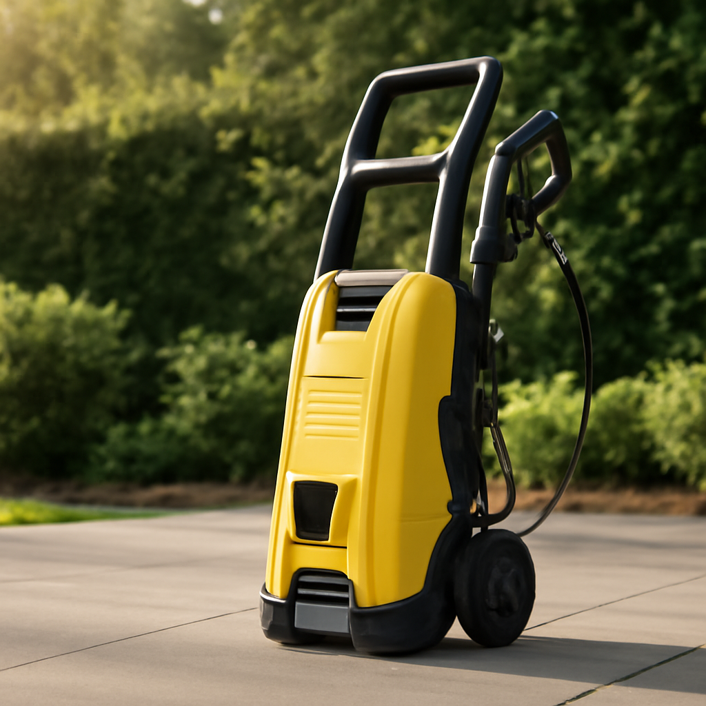 Rasentrimmer – Anwendung im Garten (AI)