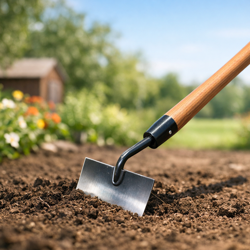 Rasentrimmer – Anwendung im Garten (AI)