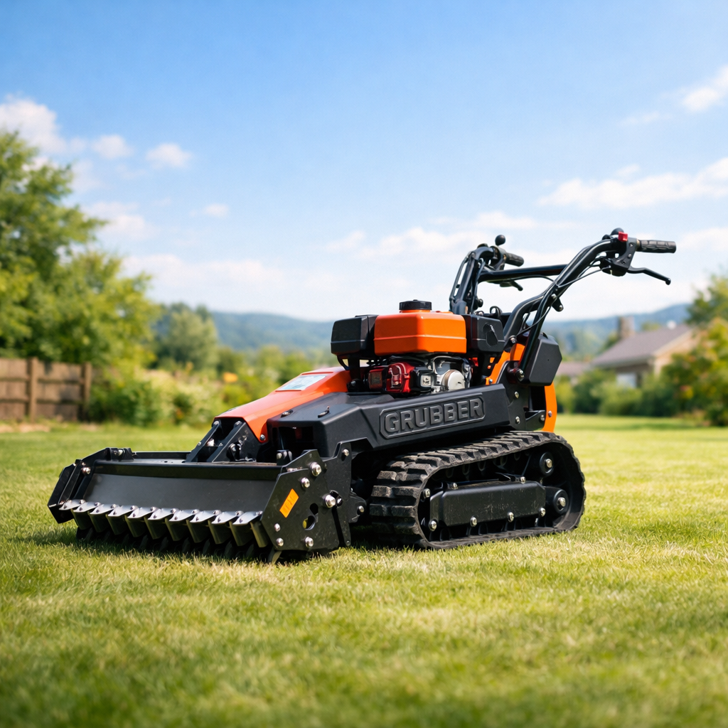 Rasentrimmer – Anwendung im Garten (AI)