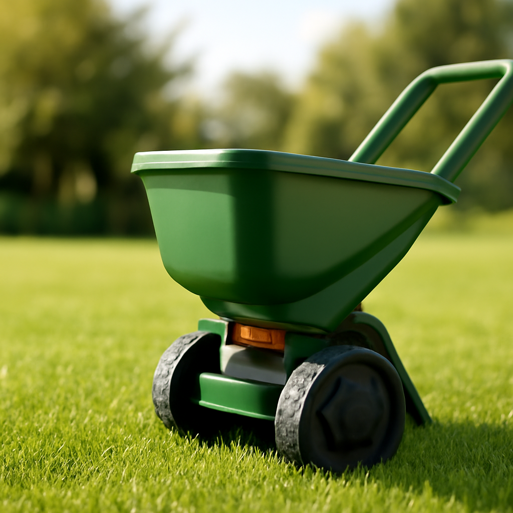 Rasentrimmer – Anwendung im Garten (KI)
