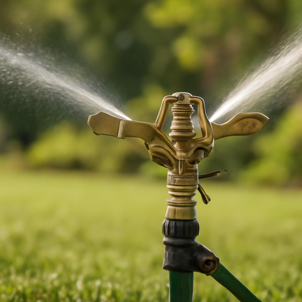 Rasentrimmer – Anwendung im Garten (KI)