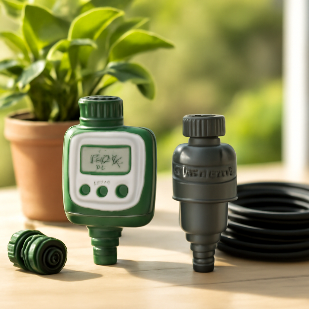 Rasentrimmer – Anwendung im Garten (KI)