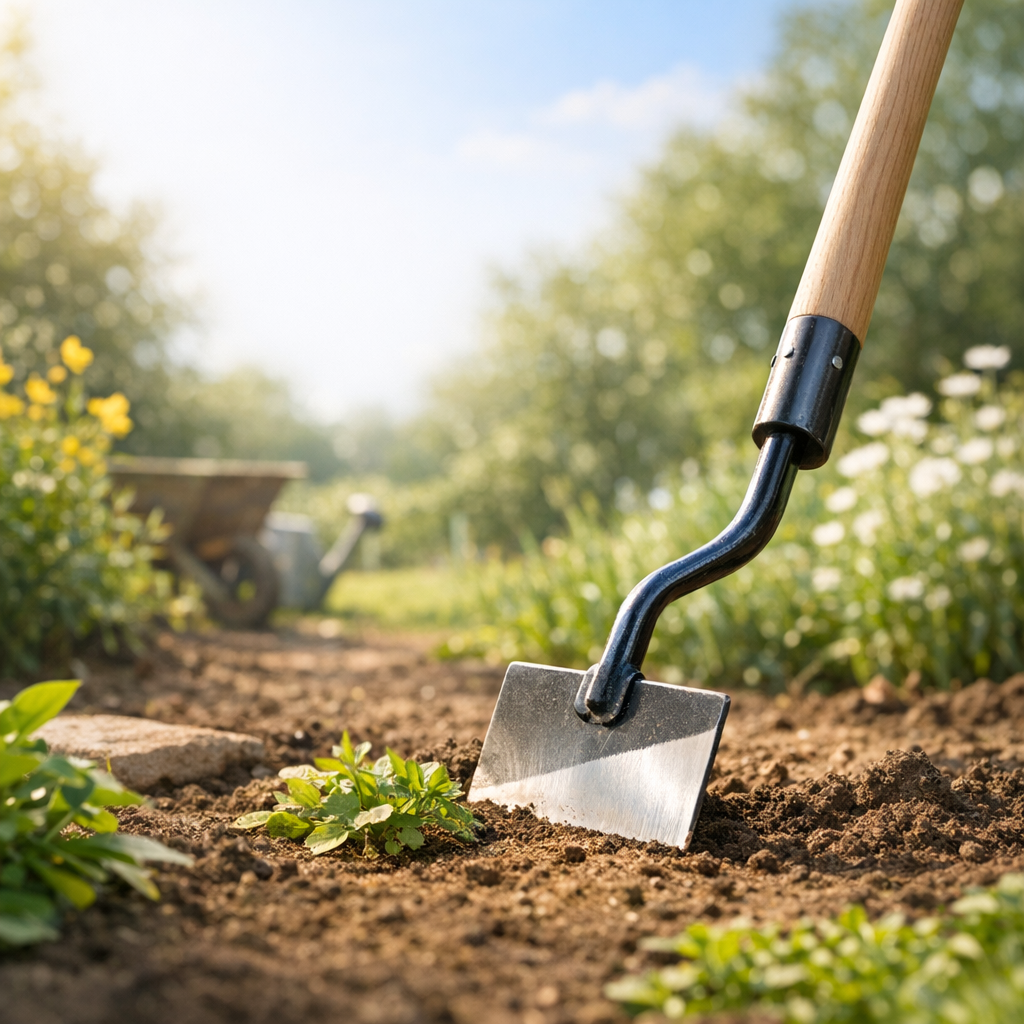 Rasentrimmer – Anwendung im Garten (AI)